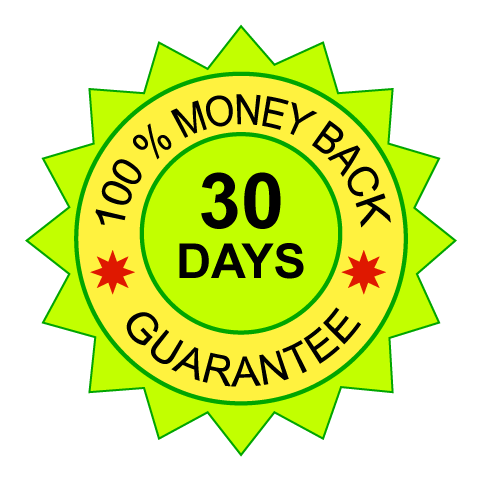 100% Money back guarantee